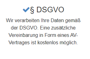 Websites DSGVO