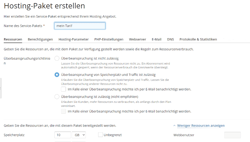 Reseller Hosting Tarif Reseller Hosting Tarif